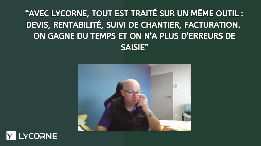 Logiciel BTP Lycorne pour le suivi de chantier et la rentabilité des travaux